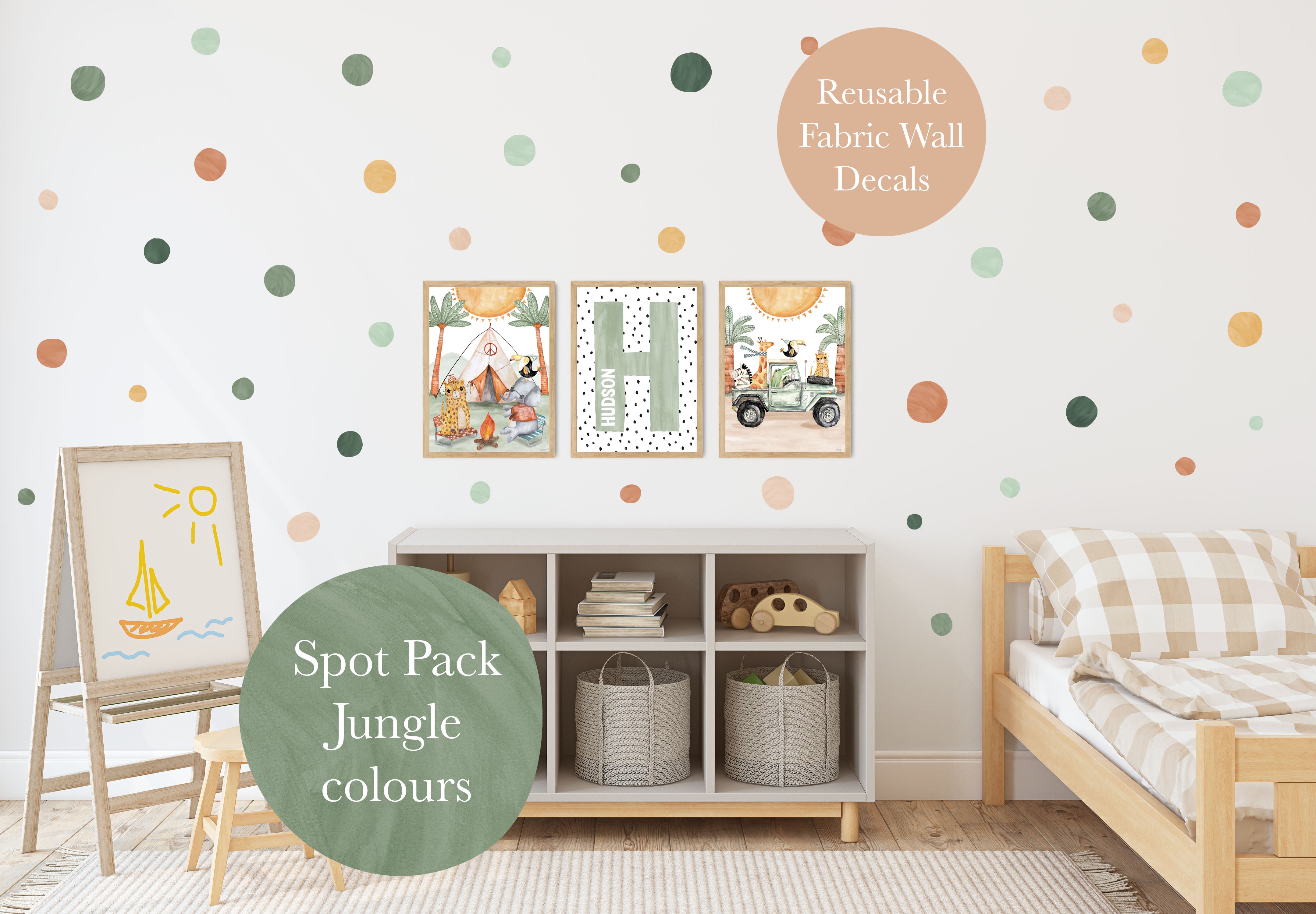 Fabric wall decals for hot sale nursery