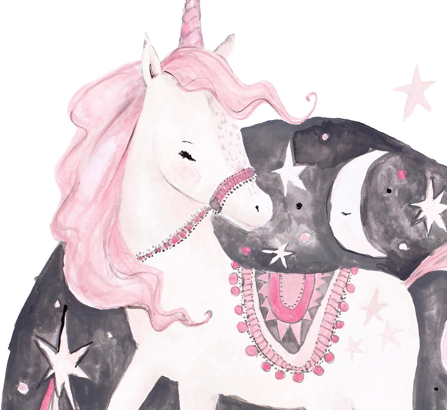 Pip+Phee Luna Unicorn Art Print