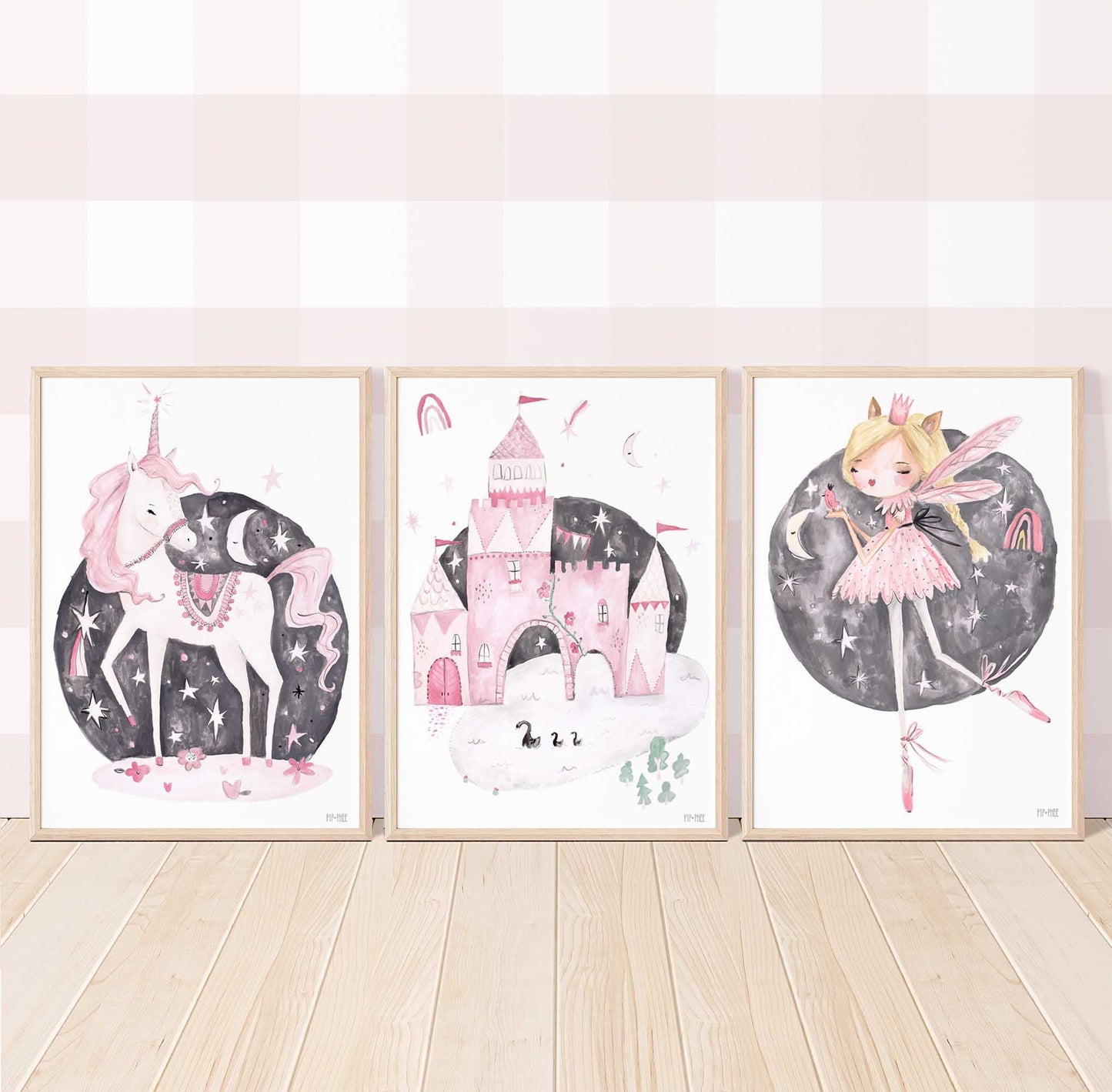 Pip+Phee Luna Unicorn Art Print